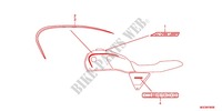AUTOCOLLANTS pour Honda CB 1100 ABS BLACK STYLE J 2014