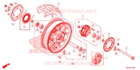 ROUE ARRIERE pour Honda CBR 500 R 2013