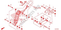 AMORTISSEUR ARRIERE (CBR600RA) pour Honda CBR 600 RR ABS RED 2013