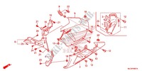 CARENAGES LATERAUX AVANT   SABOT (G.) pour Honda CBR 600 RR ABS 2013