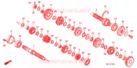 BOITE DE VITESSES pour Honda CBR 600 RR 2008