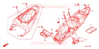 CARENAGES ARRIERE pour Honda CBR 600 RR 2008