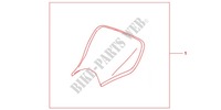 E SEAT pour Honda CBR 1000 RR ABS BLACK 2010