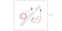 PROTECTIONS DE CARTER CARBONE pour Honda CBR 1000 RR ABS BLACK 2010