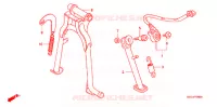 BEQUILLE pour Honda BENLY CD 50 SPECIAL 2007