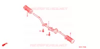 REPOSE PIED pour Honda BENLY CD 50 SPECIAL 2007