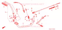 PEDALE   KICK pour Honda CG 125 CARGO 2002