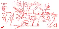 LEVIER DE GUIDON   CABLE   COMMODO pour Honda CG 150 CARGO 2007