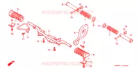 REPOSE PIED (1) pour Honda CG 150 CARGO 2007