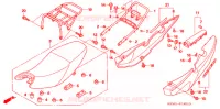 SELLE (2) pour Honda CG 150 CARGO 2007