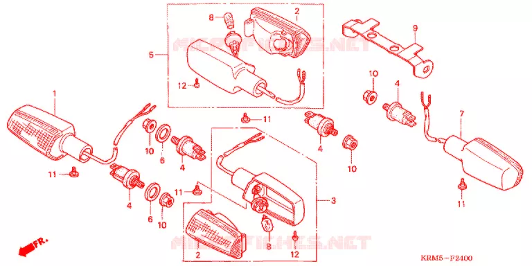 CLIGNOTANT Honda MOTO 150 CG 2007  CG150ES7