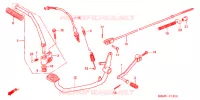 PEDALE   KICK (1) pour Honda CG 150 TITAN PARTIDA ELÉTRICA, FREIO A DISCO DIANTEIRO 2007