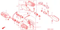 CLIGNOTANT pour Honda CG 150 TITAN ARRANQUE ELÉCTRICO, DISCO DE FRENO DELANTERO 2LA 2008