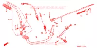PEDALE   KICK (1) pour Honda CG 150 TITAN ARRANQUE ELÉCTRICO, DISCO DE FRENO DELANTERO 2LA 2008