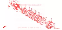EMBRAYAGE pour Honda CG 150 TITAN ARRANQUE ELÉCTRICO, FRENO DE DISCO DELANTERO 2009