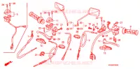 LEVIER DE GUIDON   CABLE   COMMODO pour Honda CG 150 TITAN ARRANQUE ELÉCTRICO, FRENO DE DISCO DELANTERO 2009
