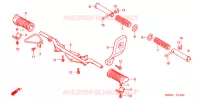 REPOSE PIED (1) pour Honda CG 150 TITAN KICK 2007