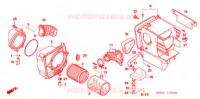 FILTRE A AIR (1) pour Honda CG 150 TITAN KICK 3LA 2008