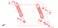 AMORTISSEUR ARRIERE pour Honda CG 150 SPORT 2008