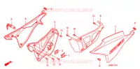 COUVERCLES LATERAUX (2) pour Honda CG 150 SPORT 2008