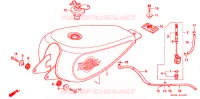 ROUE ARRIERE pour Honda REBEL 250 2 TONE 1999