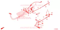 PEDALE pour Honda REBEL 250 2014