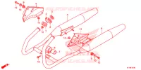 SILENCIEUX D'ECHAPPEMENT pour Honda REBEL 250 2014