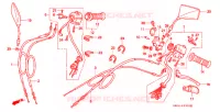COMMODOS   POIGNEES pour Honda REBEL 250 1996
