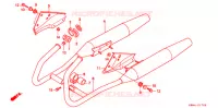 SILENCIEUX D'ECHAPPEMENT pour Honda REBEL 250 1996