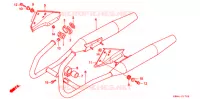 SILENCIEUX D'ECHAPPEMENT pour Honda REBEL 250 1999