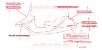 AUTOCOLLANTS pour Honda FUSION 250 SPECIAL EDITION 2005