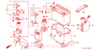 BATTERIE pour Honda CN 250 HELIX 1993