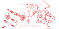 BOITE DE VITESSES pour Honda CN 250 HELIX 1993