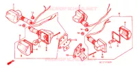 CLIGNOTANT pour Honda CB 125 TWIN 1990