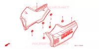 COUVERCLES LATERAUX pour Honda CB 125 TWIN 1990