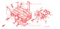 CULASSE pour Honda CB 125 TWIN 1990