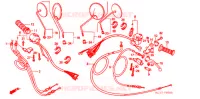LEVIER DE GUIDON   CABLE   COMMODO pour Honda CB 125 TWIN 1990