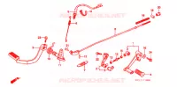 PEDALE pour Honda CB 125 TWIN 1990