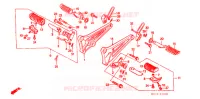 REPOSE PIED pour Honda CB 125 TWIN 1990