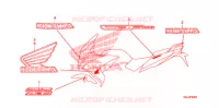 AUTOCOLLANTS pour Honda CBF 1000 ABS 2016
