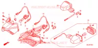 CLIGNOTANT pour Honda CBF 1000 ABS 2016