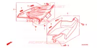 COUVERCLES LATERAUX pour Honda CBF 1000 ABS 2016