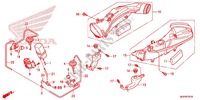 CONDUITE D'ADMISSION AIR   SOUPAPE pour Honda CBR 1000 RR ABS RED 2012