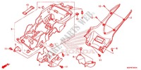 GARDE BOUE ARRIERE (CBR1000RA) pour Honda CBR 1000 RR ABS RED 2012