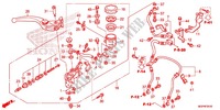 MAITRE CYLINDRE DE FREIN AVANT (CBR1000RA) pour Honda CBR 1000 RR ABS RED 2012
