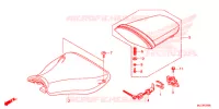 SELLE pour Honda CBR 600 RR ABS BLACK 2016
