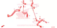 PEDALE pour Honda AFRICA TWIN 1000 DCT SILVER 2016