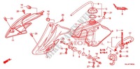 RESERVOIR A CARBURANT pour Honda CRF 100 2011