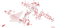 BARILLET DE SELECTION pour Honda CRF 110 2013