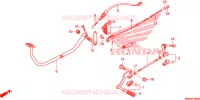 PEDALE pour Honda REBEL 250 2007